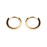 Goldsmiths 9ct Yellow Gold Cubic Zirconia Huggie Earrings