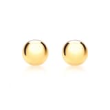 Goldsmiths 9ct Yellow Gold 3mm Ball Stud Earrings