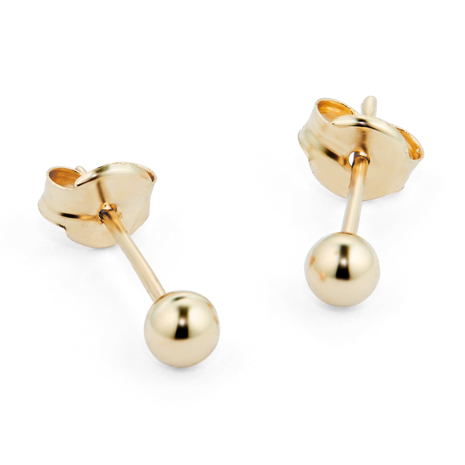 Buy Stainless Steel Ball Stud Earrings  Gold Tone Five Pair Set Jewelry  Sizes 2mm 3mm 4mm 5mm 6mm at Amazonin