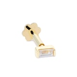 Goldsmiths 9ct Yellow Gold Cubic Zirconia Single Stud Earring