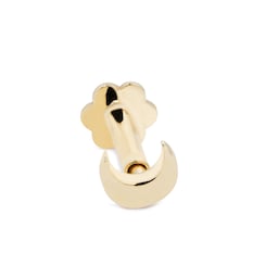 15040382 - 9ct Yellow Gold Moon Single Stud Earring