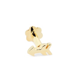 15040385 - 9ct Yellow Gold Cubic Zirconia Arrow Single Stud Earring