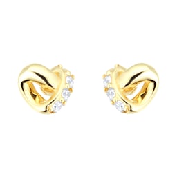 15040386 - 9ct Yellow Gold Knot Stud Earrings