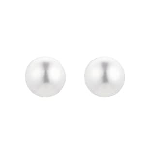 Mappin & Webb 18ct Yellow Gold 5-5.5mm Akoya Pearl Stud Earrings