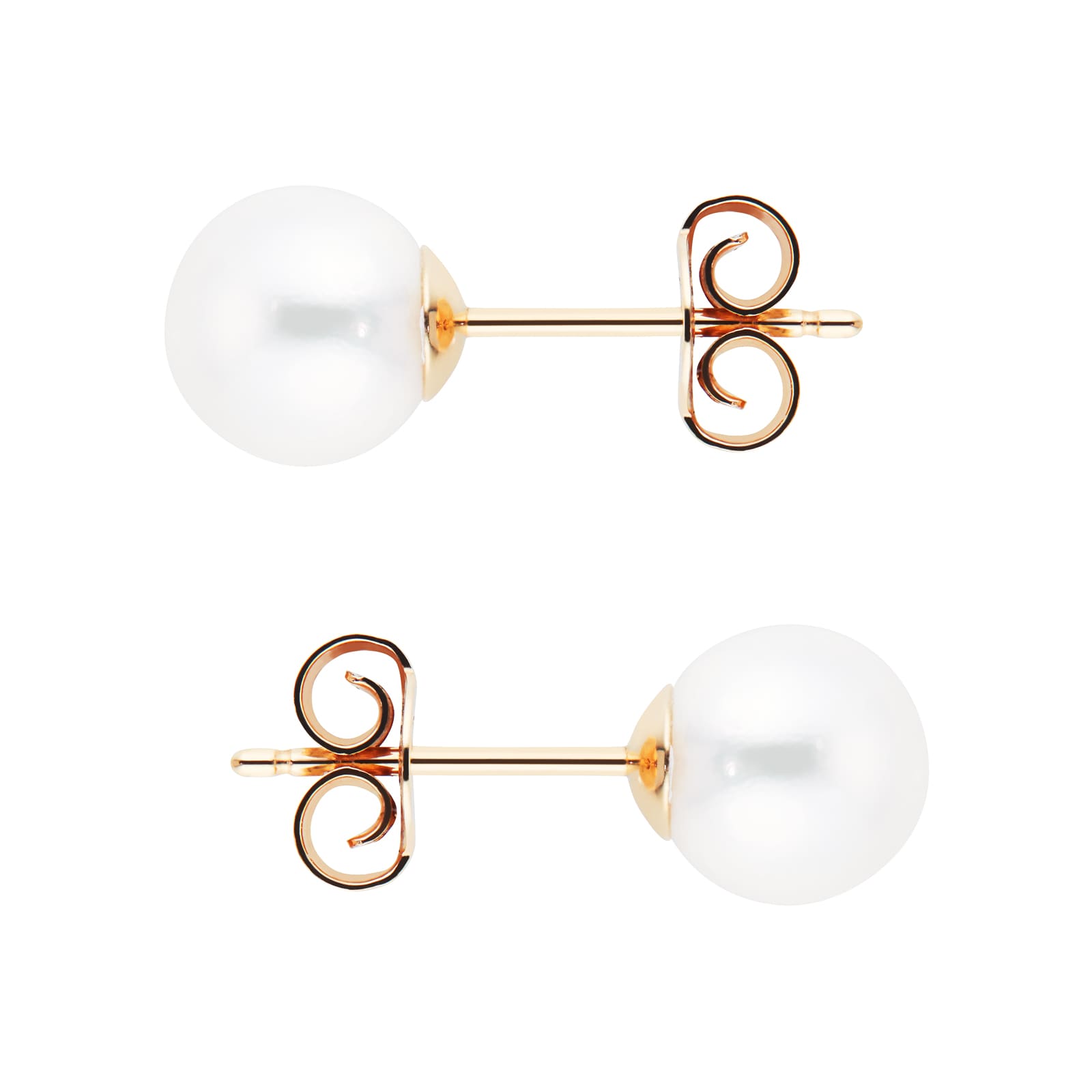 Mappin & Webb 18ct Yellow Gold 7-7.5mm Akoya Pearl Stud Earrings Mappin & Webb 18ct Yellow Gold 7-7.5mm Akoya Pearl Stud Earrings