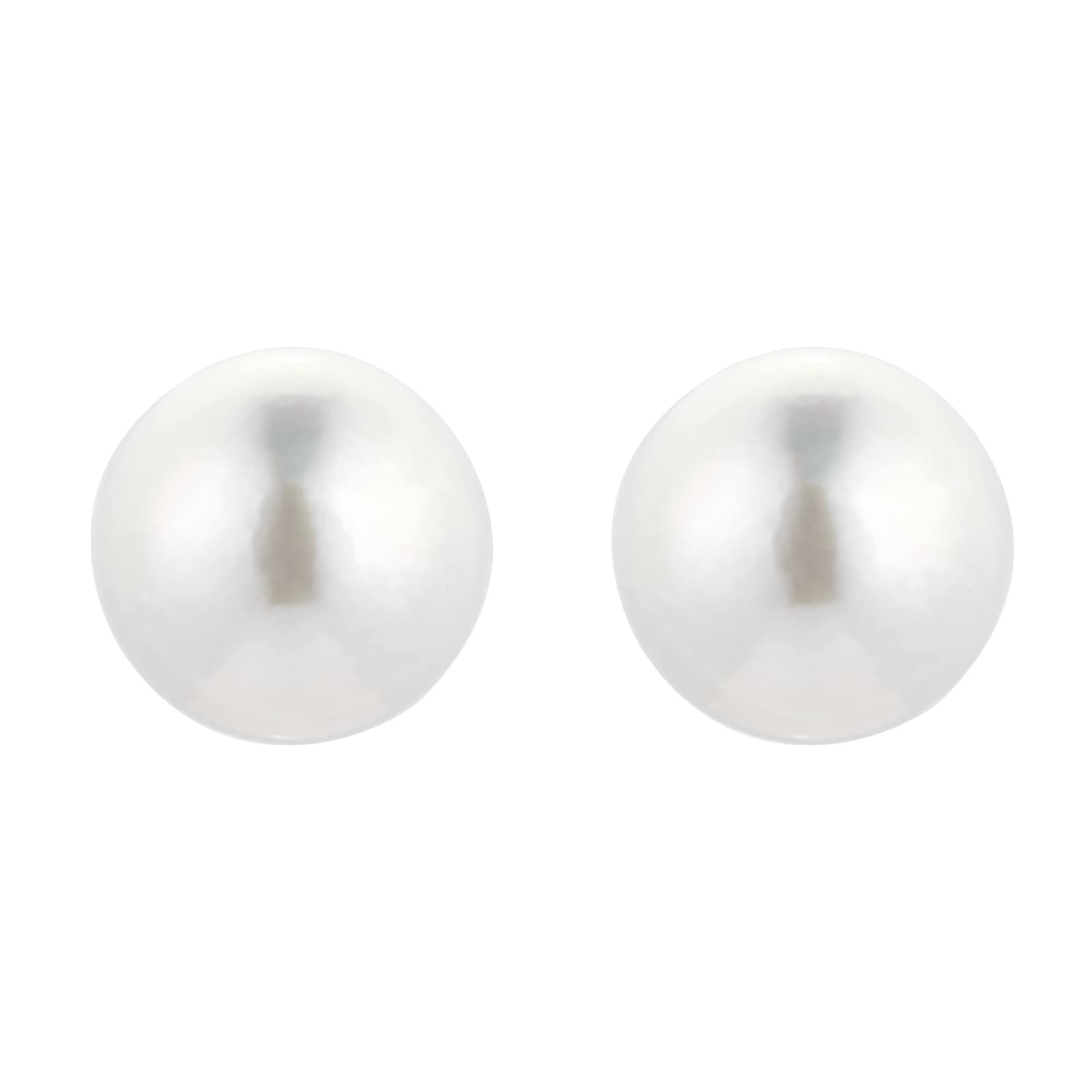 18ct Yellow Gold 8-8.5mm Akoya Pearl Stud Earrings