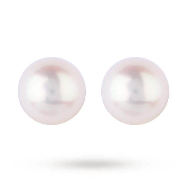 Goldsmiths 9ct White Gold 5.5-6.0mm Akoya Pearl Studs