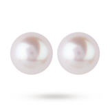 Goldsmiths 9ct White Gold 7.5-8mm Akoya Pearl Stud Earrings