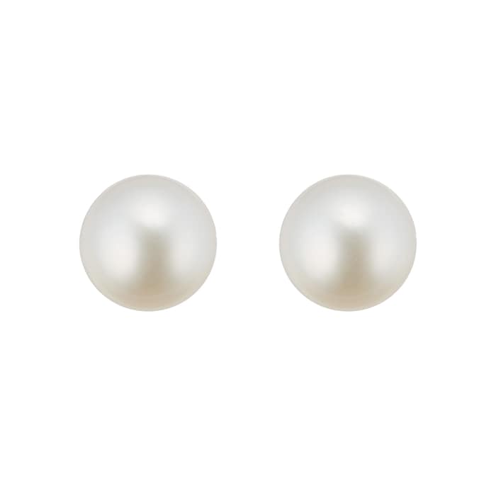 Goldsmiths 9ct Gold 6.0-6.5mm Cultured Pearl Earrings