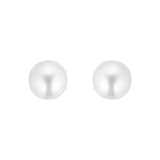 Goldsmiths 9ct Gold 7-7.5mm Cultured Fresh Water Pearl Stud Earrings