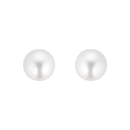 15070346 - 9ct Gold 7-7.5mm Cultured Fresh Water Pearl Stud Earrings