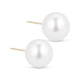 Goldsmiths 9ct Yellow Gold 10-10.5mm Cultured Fresh Water Pearl Stud Earrings