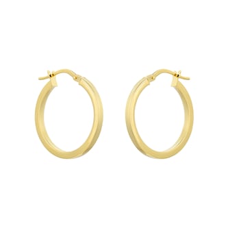 Best Luxury 
9ct Yellow Gold 20mm Hoop Earrings