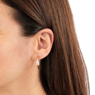 Best Luxury 
9ct Yellow Gold 20mm Hoop Earrings