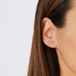 Goldsmiths Sterling Silver 4mm Ball Stud Earrings