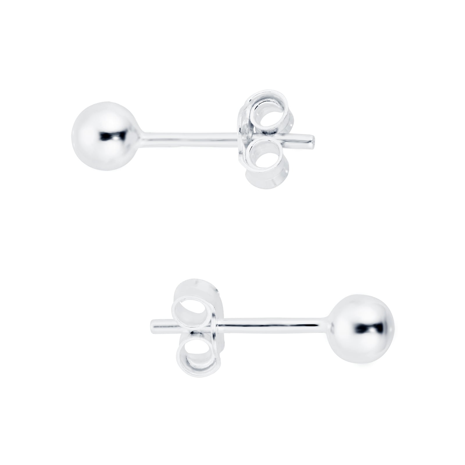 Goldsmiths Sterling Silver 4mm Ball Stud Earrings 8.55.7899 | Goldsmiths