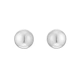 Goldsmiths Sterling Silver 6mm Half Ball Stud Earrings