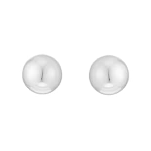 Goldsmiths Sterling Silver 6mm Polished Ball Stud Earrings