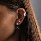 Goldsmiths Sterling Silver 6mm Polished Ball Stud Earrings