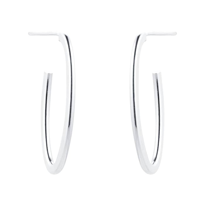 Goldsmiths Silver Hoop Earrings