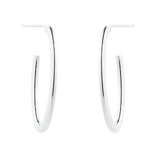 Goldsmiths Silver Hoop Earrings