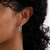 Goldsmiths Silver Hoop Earrings