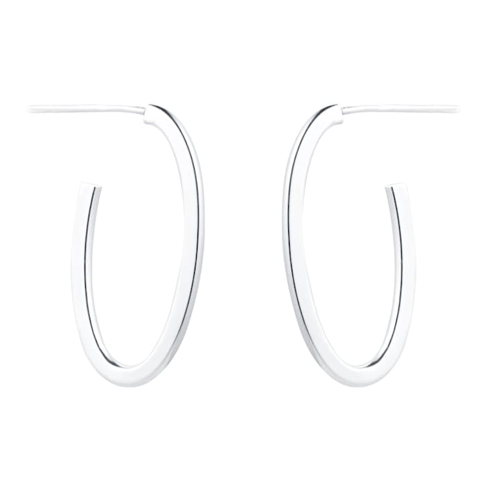 Goldsmiths Silver Hoop Earrings