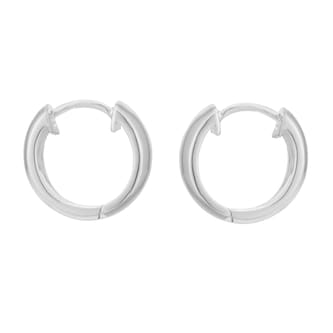 Goldsmiths Sterling Silver 15mm Hoop Earrings