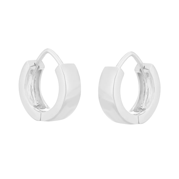 Goldsmiths Sterling Silver 15mm Hoop Earrings