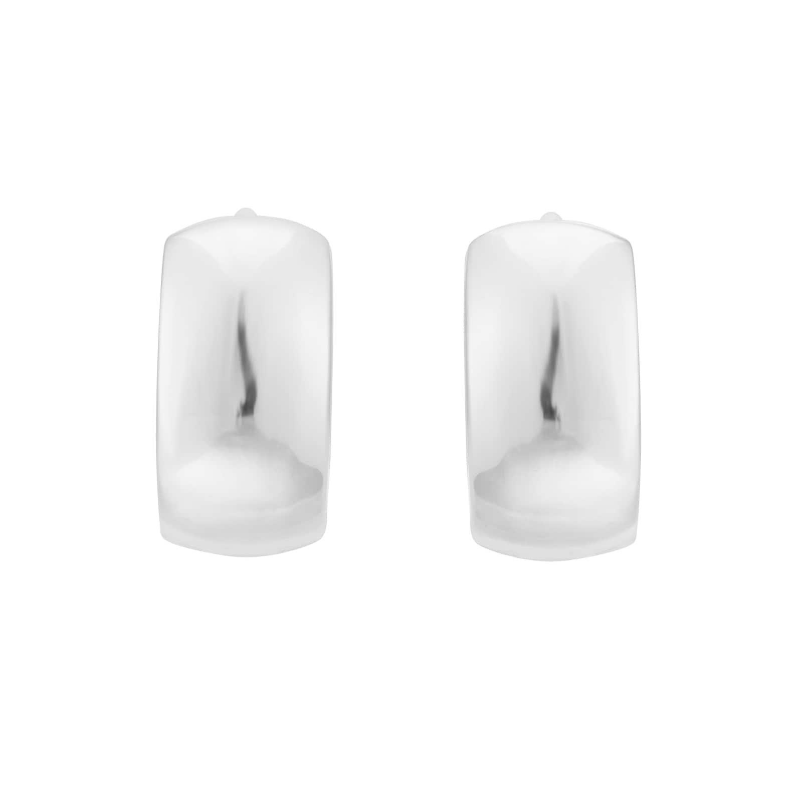 Sterling Silver 14mm Huggie Earrings