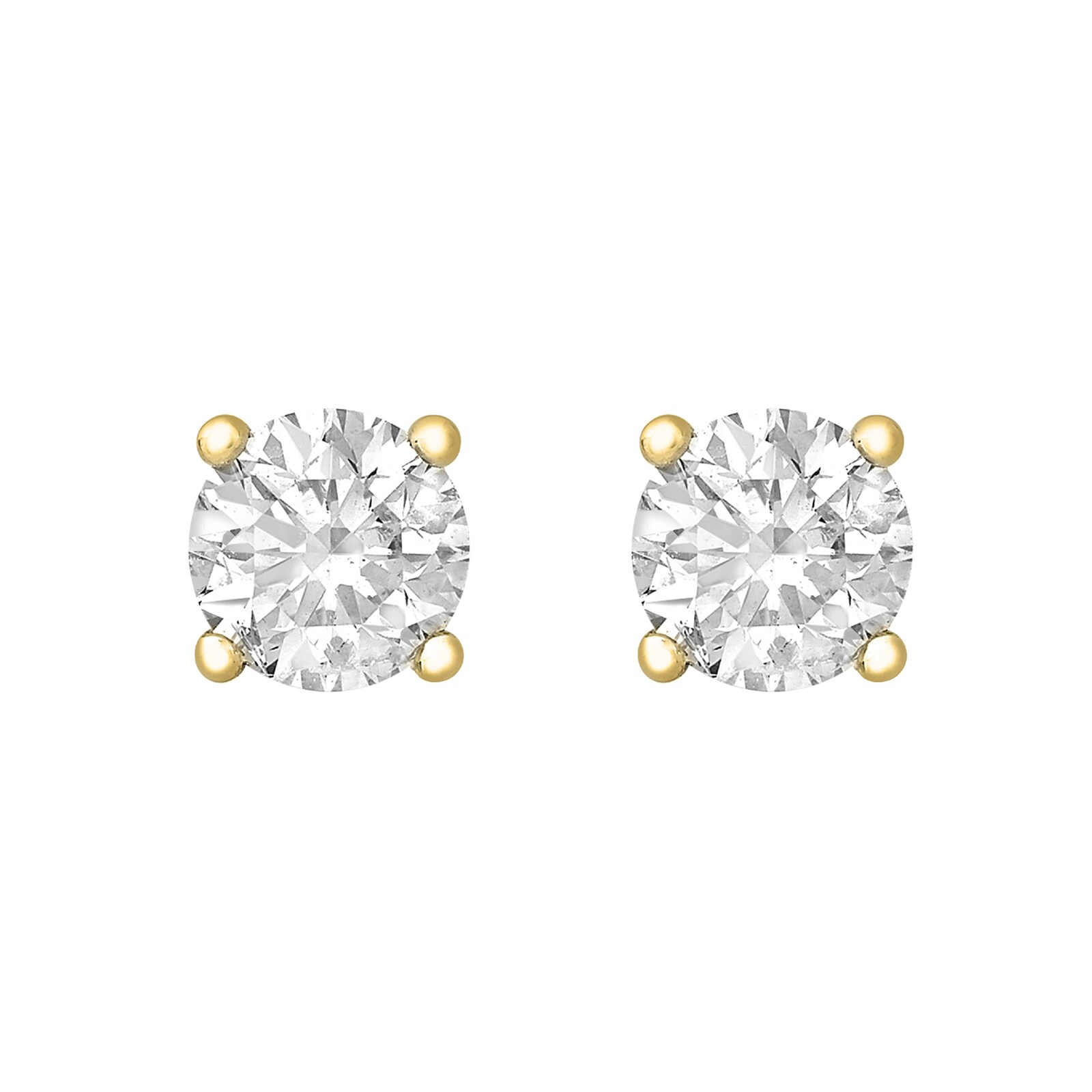 Goldsmiths Gold Plated Cubic Zirconia 5mm Stud Earrings