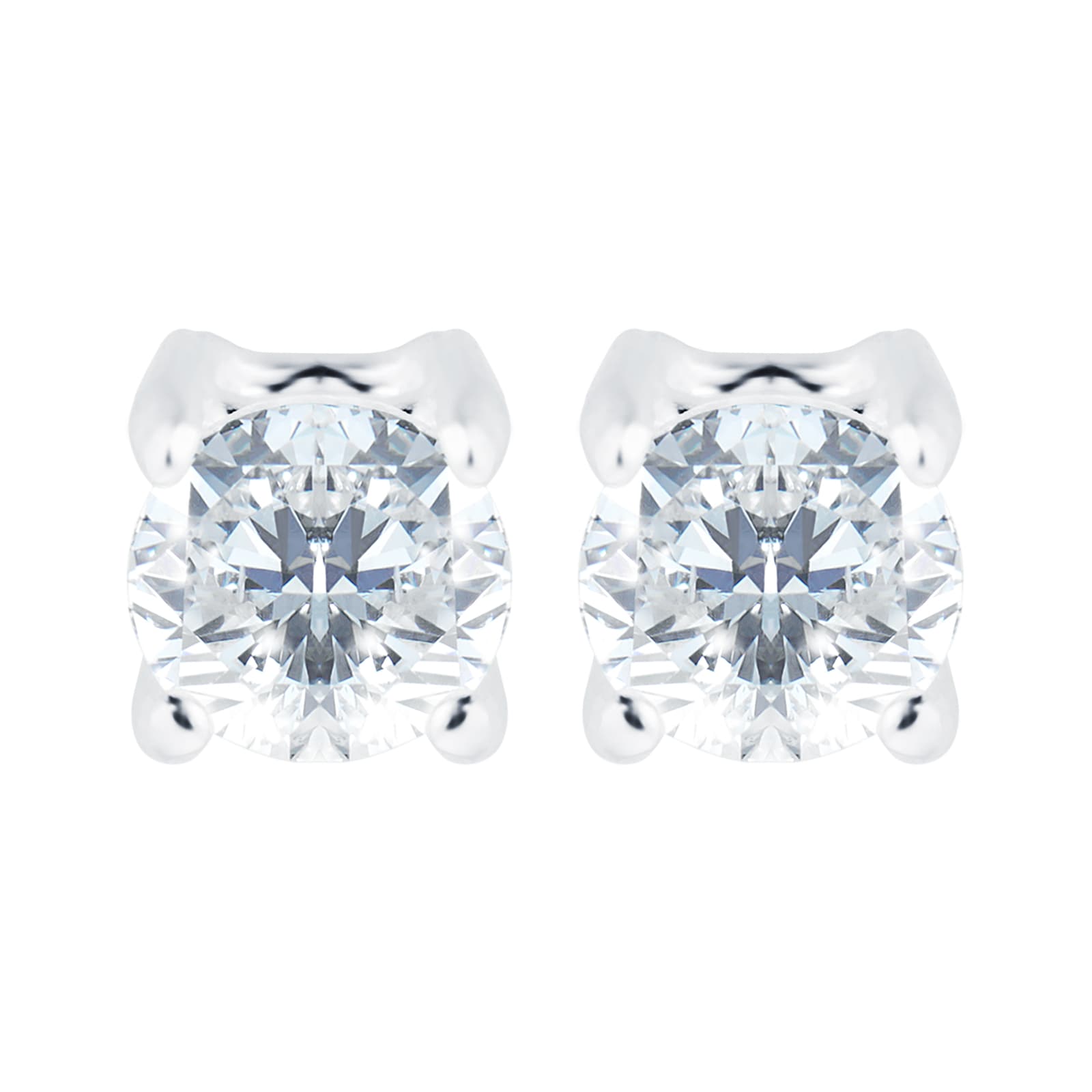 Teenie Tiny 3mm Flat Circle Stud Earrings in Silver — The Jewel Shop