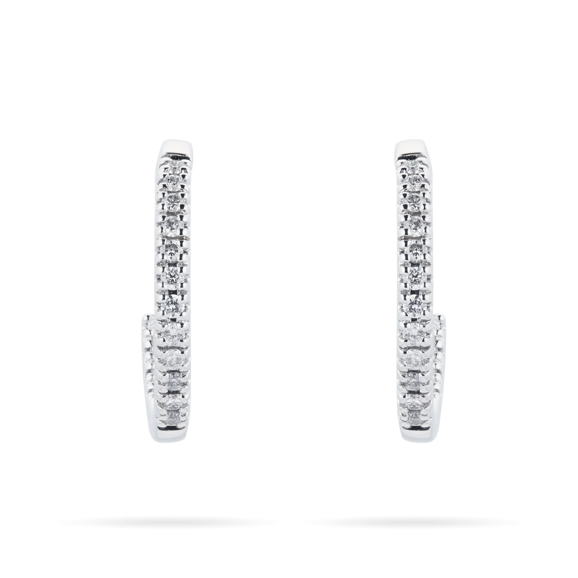 goldsmiths diamond hoop earrings