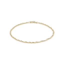 16110046 - 9ct Yellow Gold 30 Twist Curb Chain Bracelet