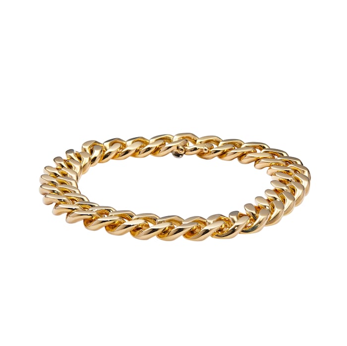 Betteridge 18k Yellow Gold Curb Link Bracelet 8.5"