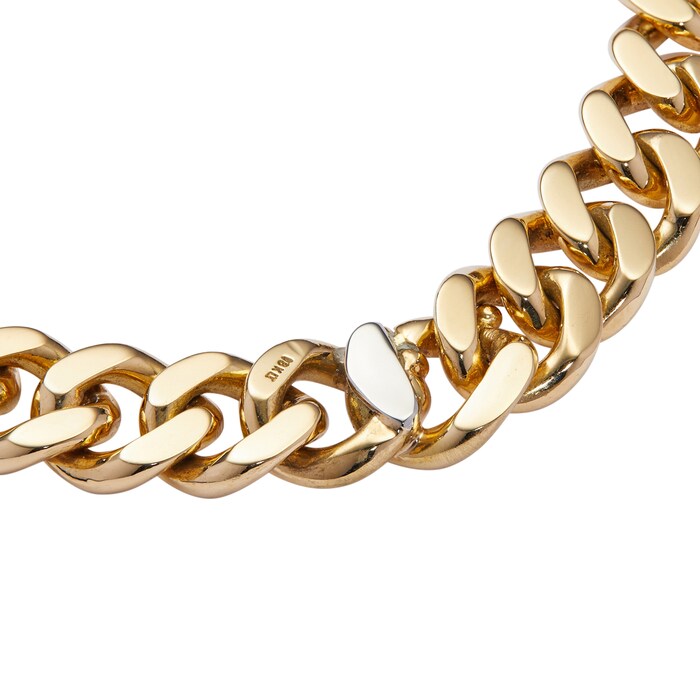 Betteridge 18k Yellow Gold Curb Link Bracelet 8.5"