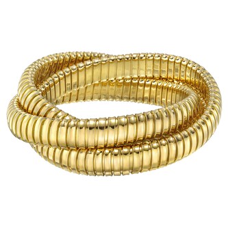 Betteridge 18k Yellow Gold Tubogas Rolling Bangle Bracelet Betteridge 18k Yellow Gold Tubogas Rolling Bangle Bracelet