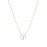 Goldsmiths 9ct Yellow & White Gold Heart Pendant