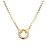 Mappin & Webb 18ct Yellow Gold Circle Pendant