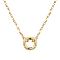 16140000 - 18ct Yellow Gold Circle Pendant