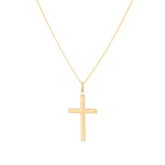 Mappin & Webb 14ct Yellow Gold 21x40mm Cross Pendant Mappin & Webb 14ct Yellow Gold 21x40mm Cross Pendant
