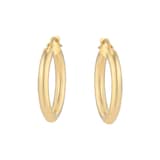 Mappin & Webb 18ct Yellow Gold 15mm Hoop Earrings