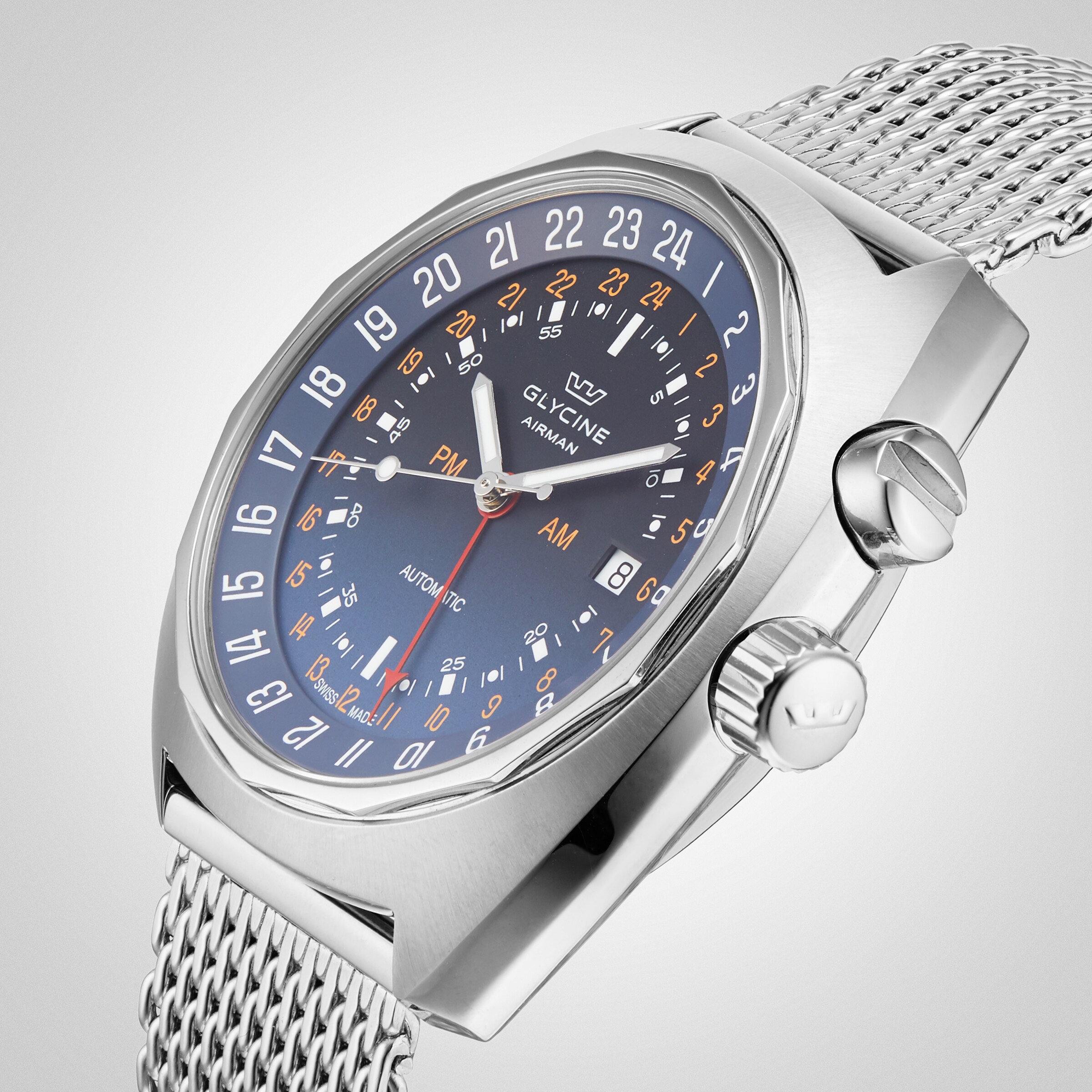 Glycine airman best sale sst 12 gmt