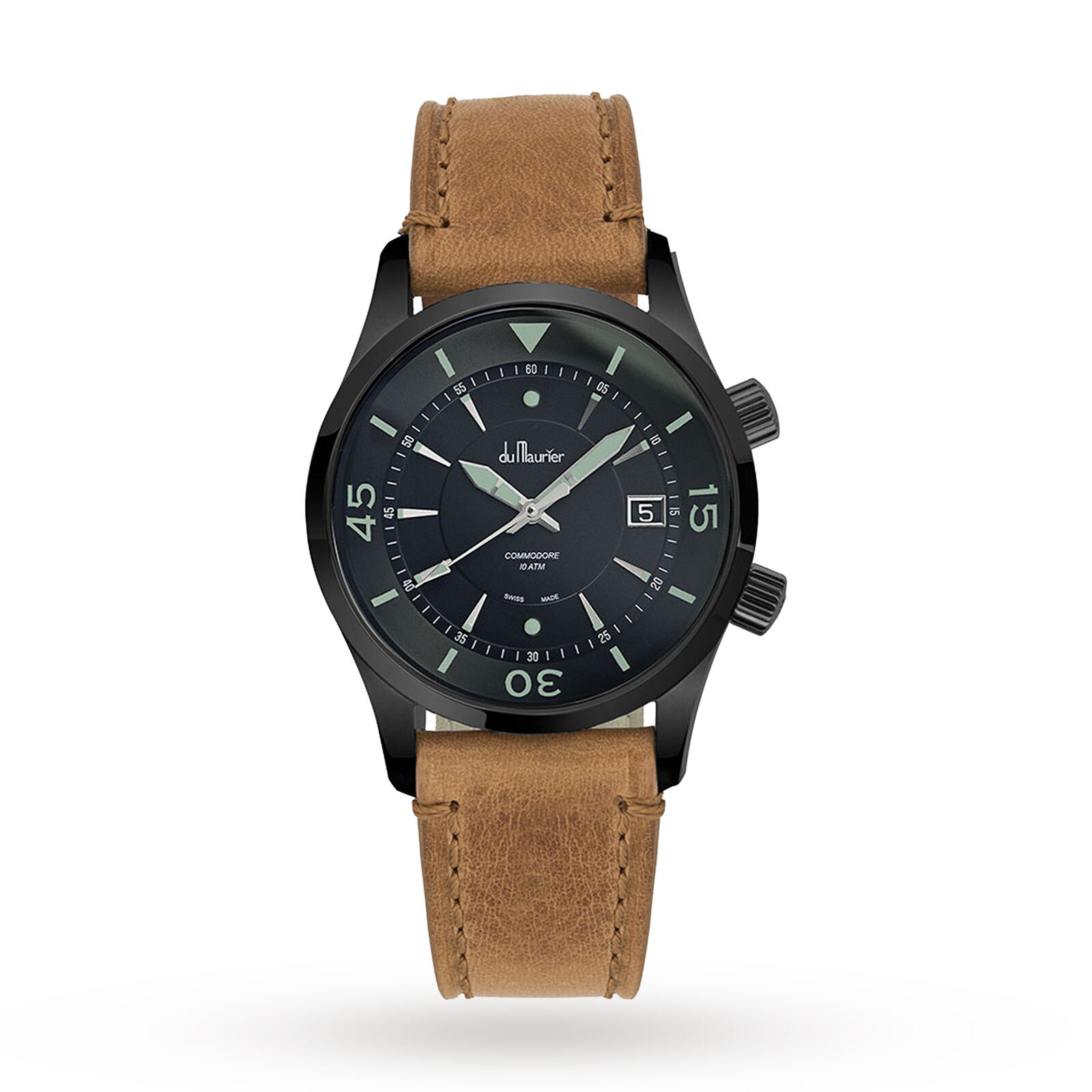 Du Maurier Commodore 41mm Mens Watch COMBK-CAMEL