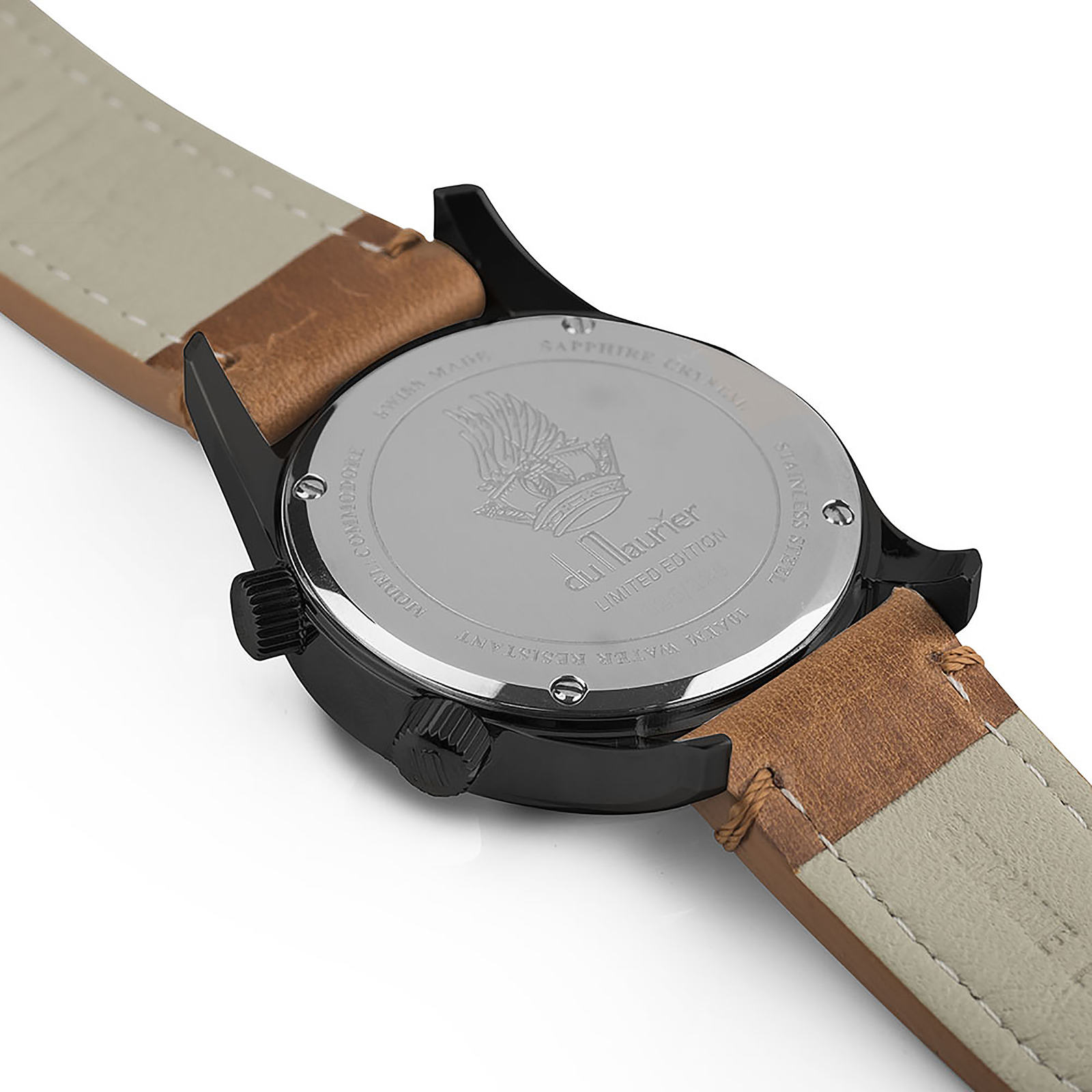 Du Maurier Commodore 41mm Mens Watch COMBK-CAMEL