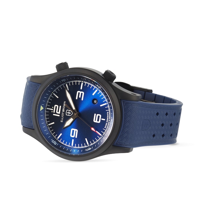 Elliot Brown Canford Deep Blue 44mm