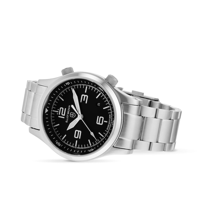 Elliot Brown Canford Stainless Steel 44mm