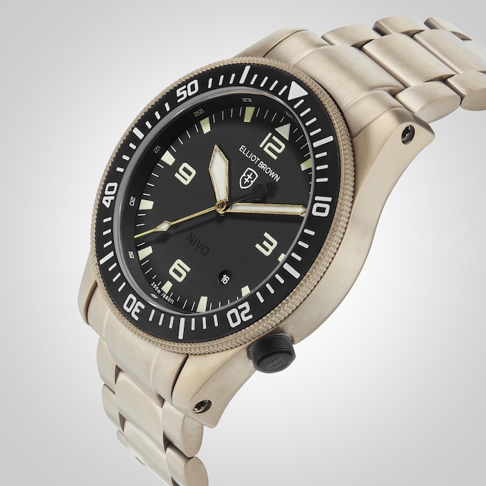 Elliot Brown Holton Nivo Bronze 43mm