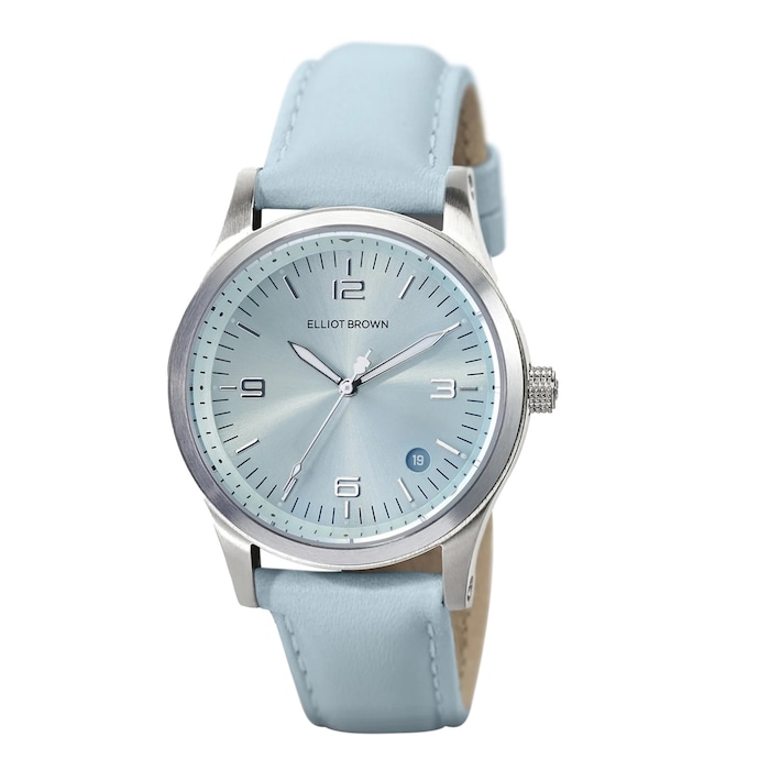 Elliot Brown Kimmeridge Aquamarine 38mm