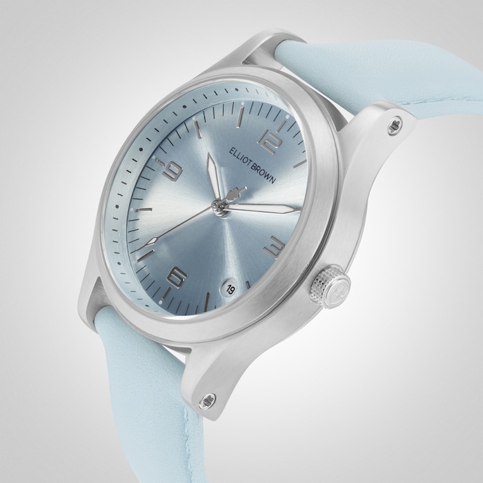 Elliot Brown Kimmeridge Aquamarine 38mm
